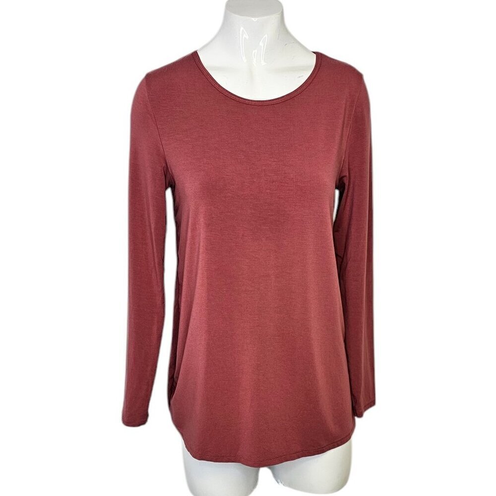 Intimissimi Womens Split Back Lace Long Sleeve Stretch Top, Gems, Size Small